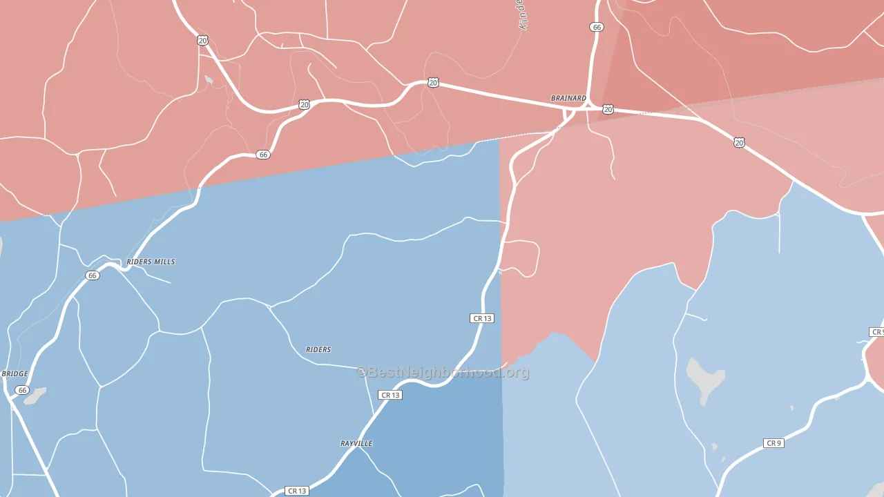 12024, NY block-group political-lean map