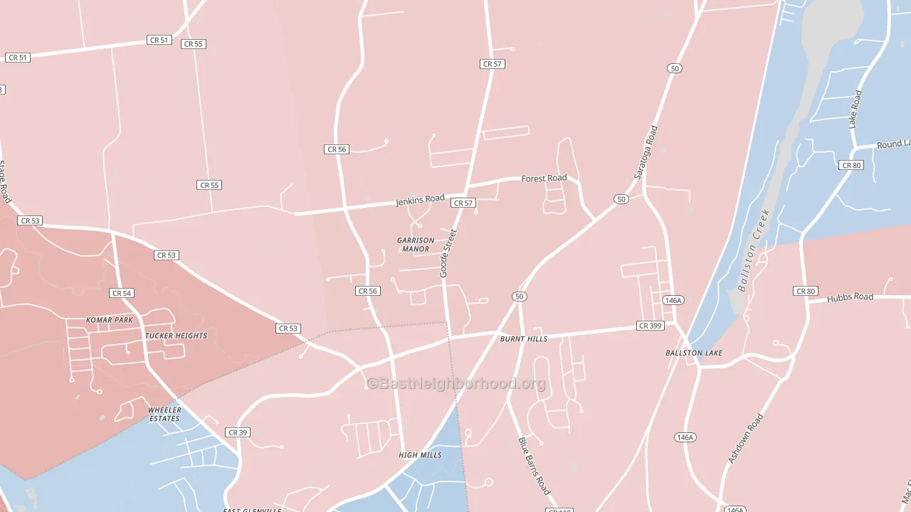 12027, NY block-group political-lean map