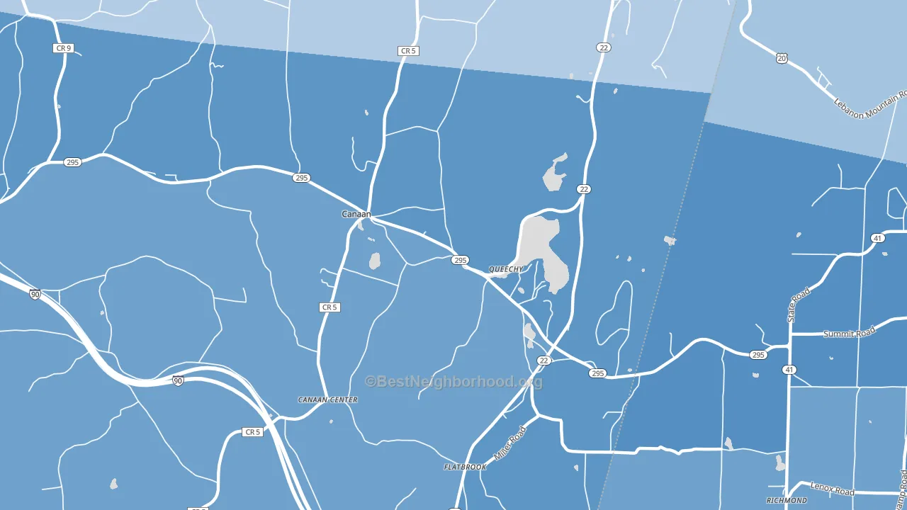 12029, NY block-group political-lean map