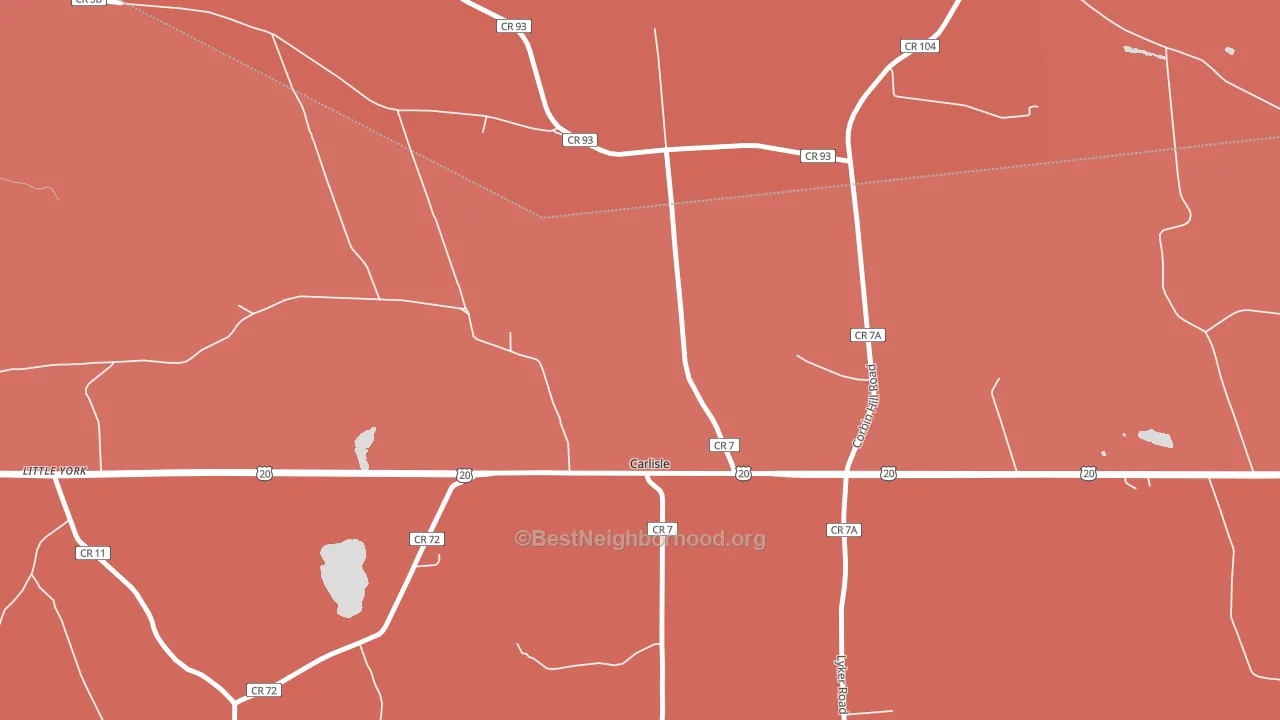 12031, NY block-group political-lean map