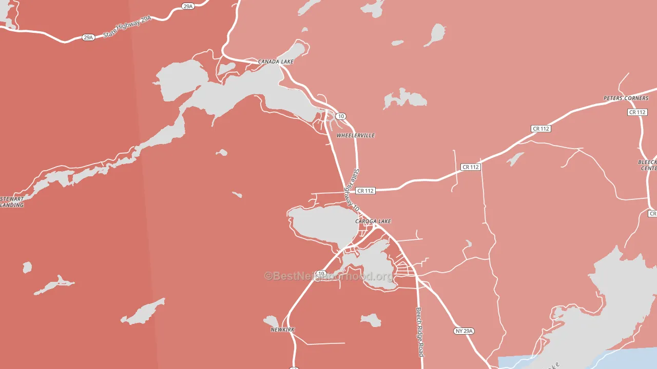12032, NY block-group political-lean map