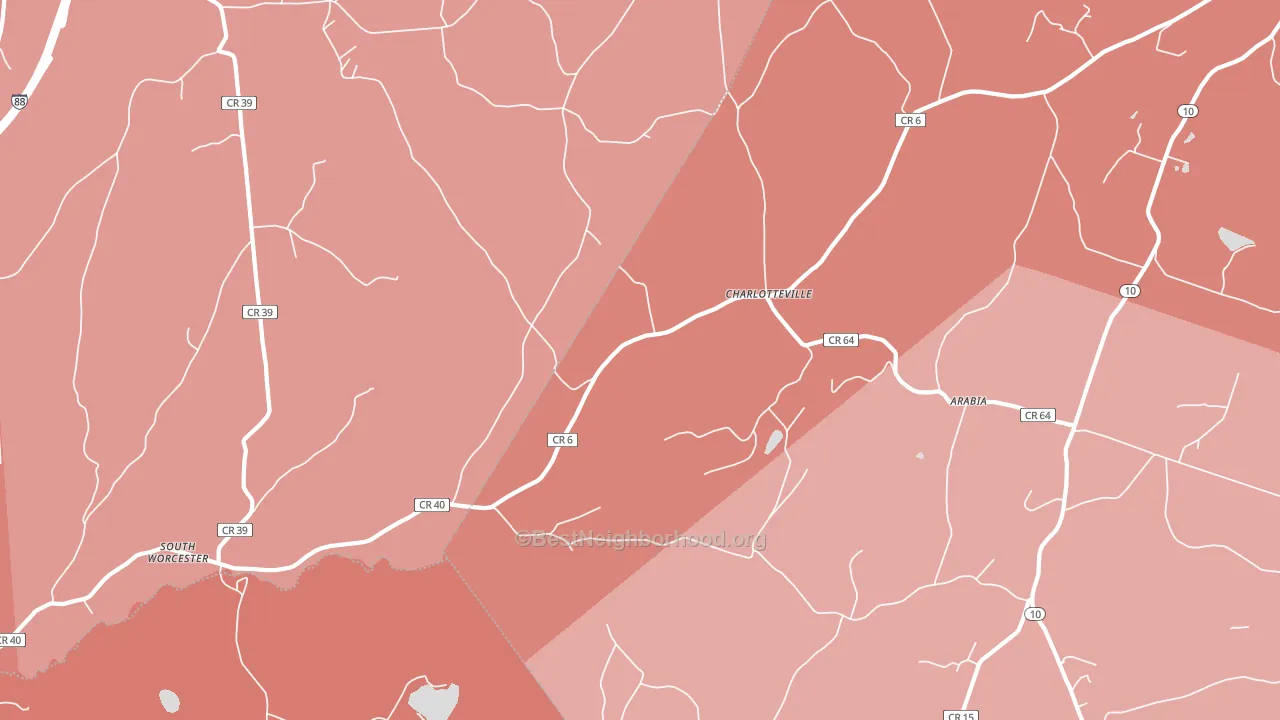 12036, NY block-group political-lean map