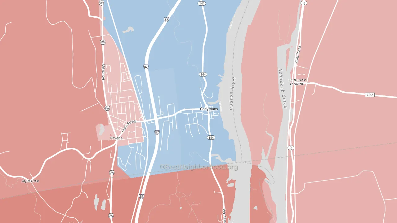 12045, NY block-group political-lean map