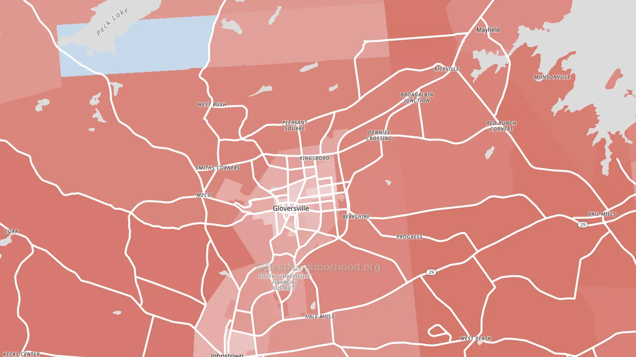 12078, NY block-group political-lean map