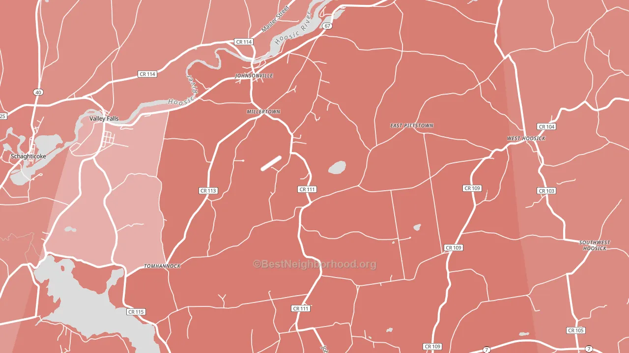 12094, NY block-group political-lean map
