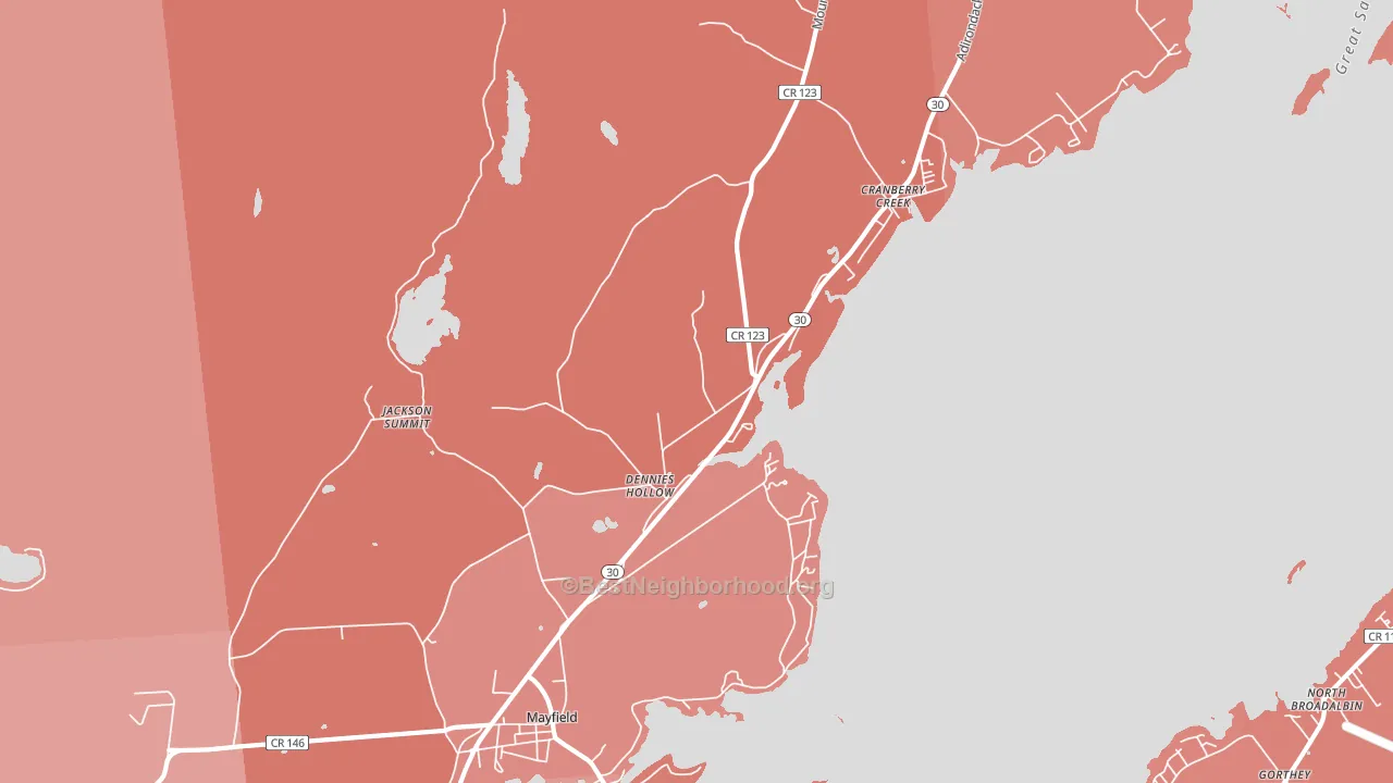 12117, NY block-group political-lean map