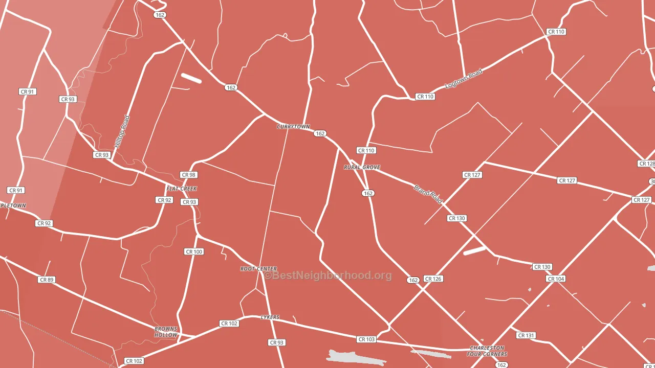 12166, NY block-group political-lean map