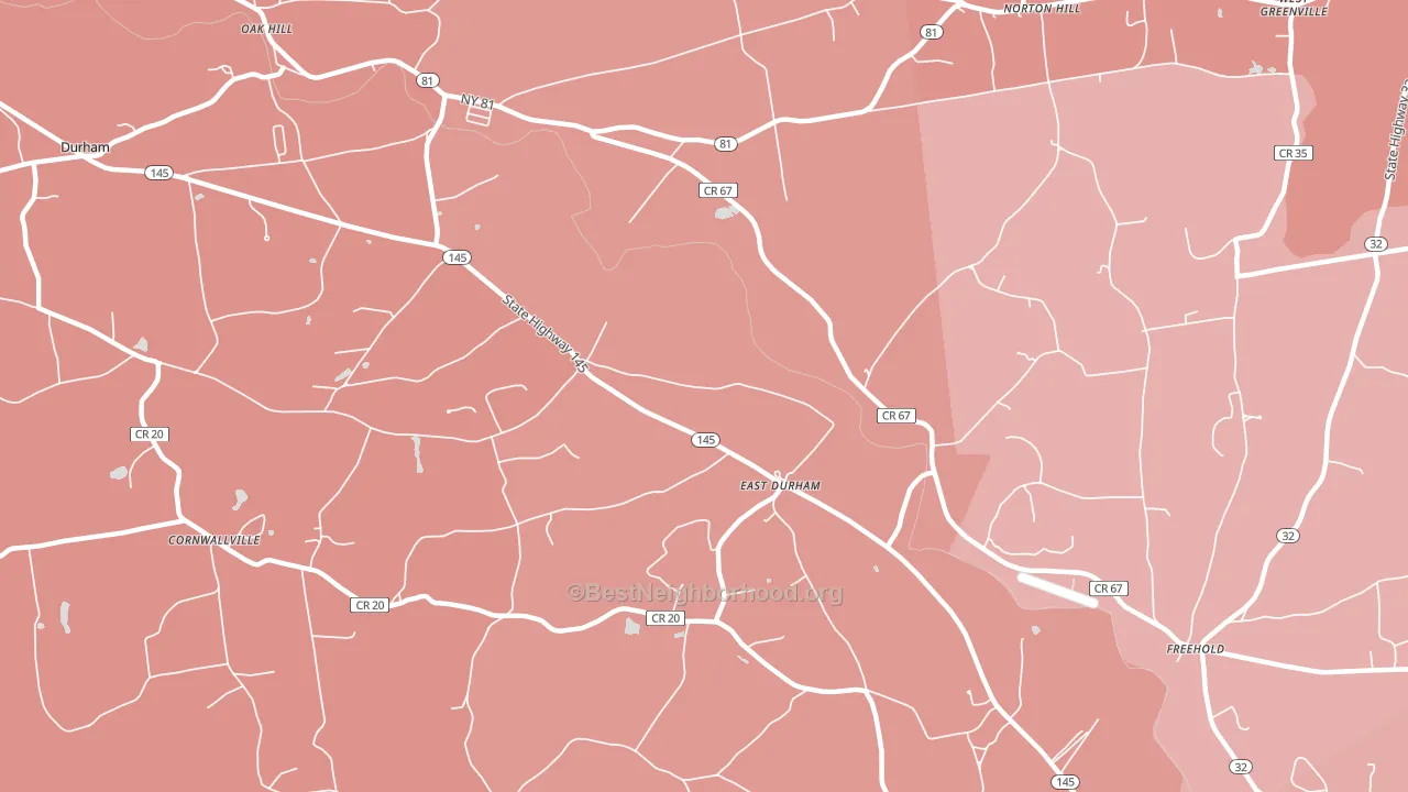 12423, NY block-group political-lean map