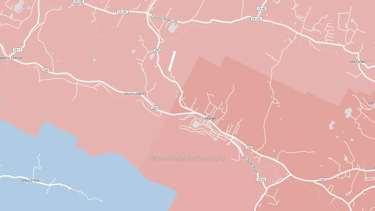 12442, NY block-group political-lean map