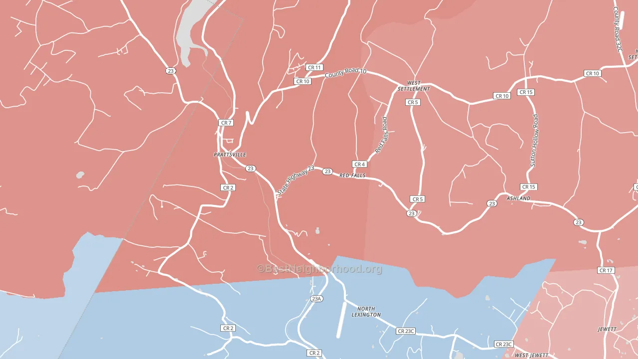 12468, NY block-group political-lean map