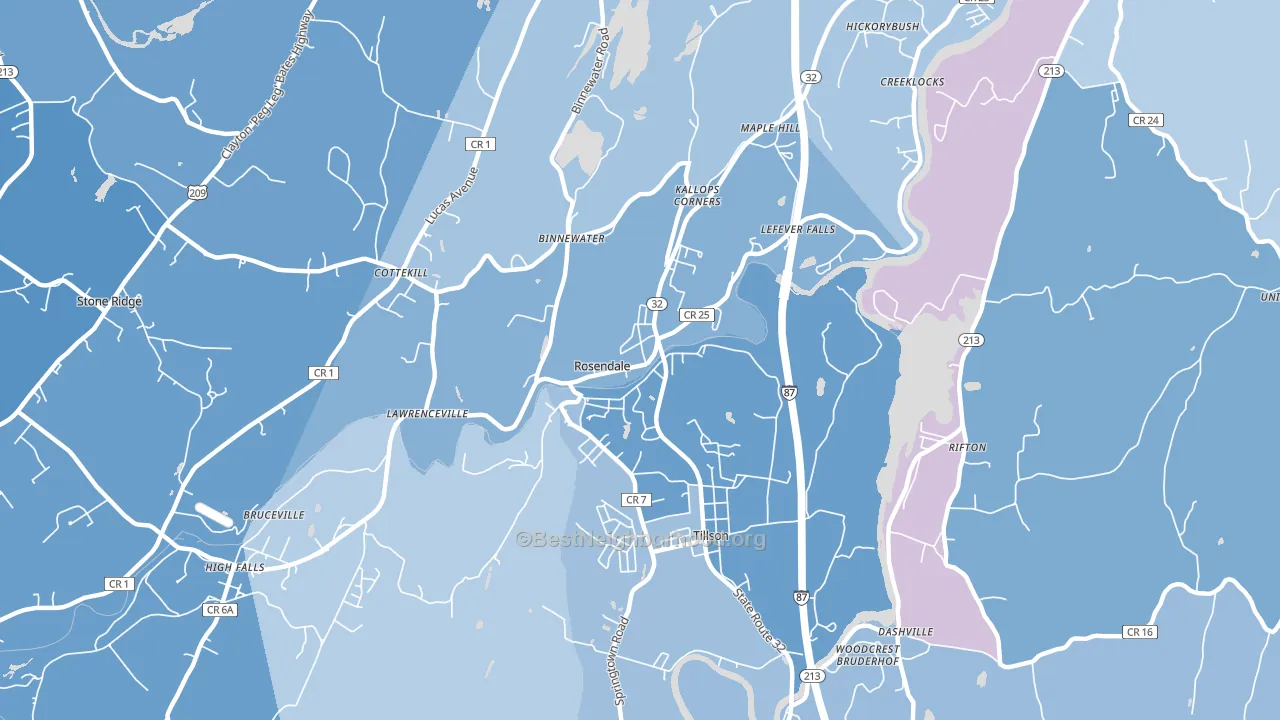 12472, NY block-group political-lean map