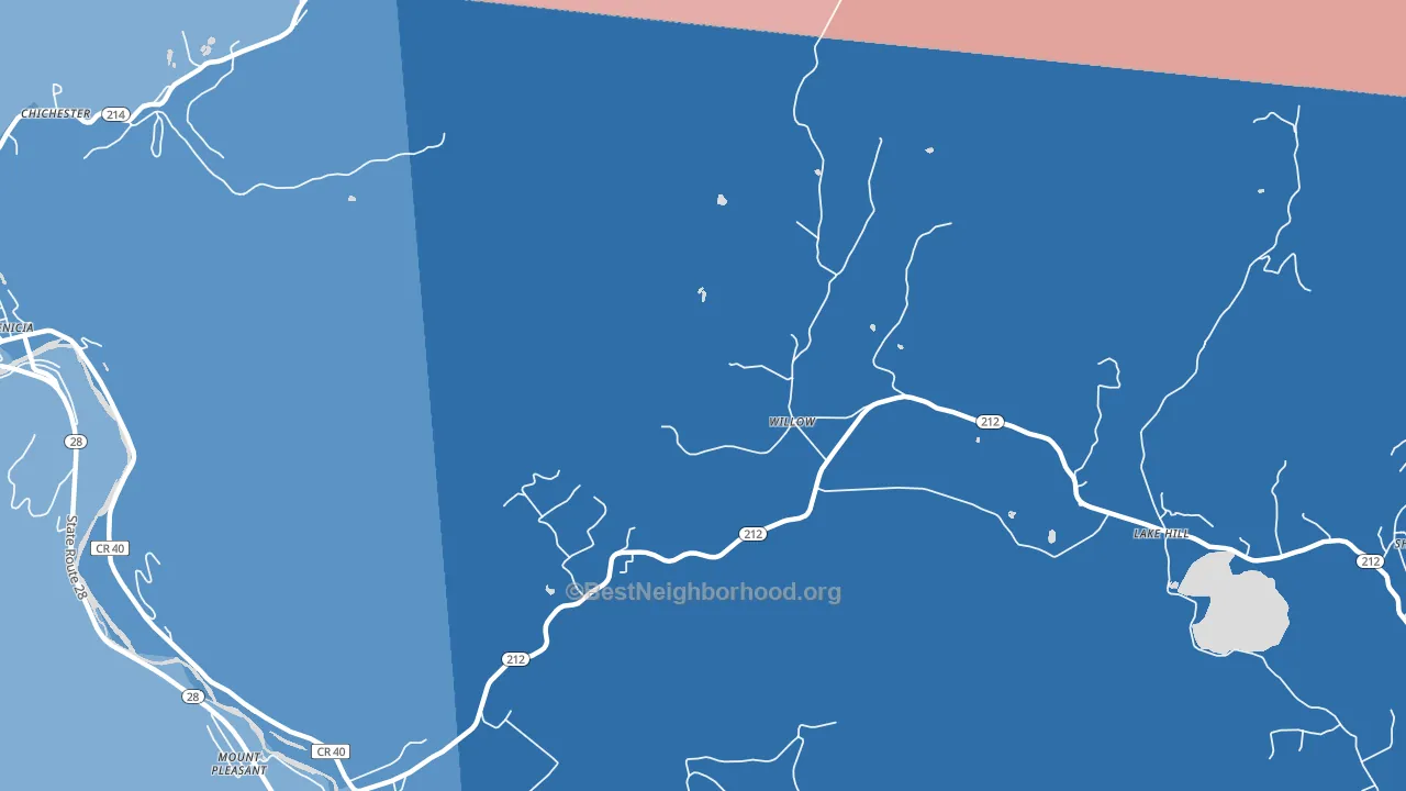 12495, NY block-group political-lean map