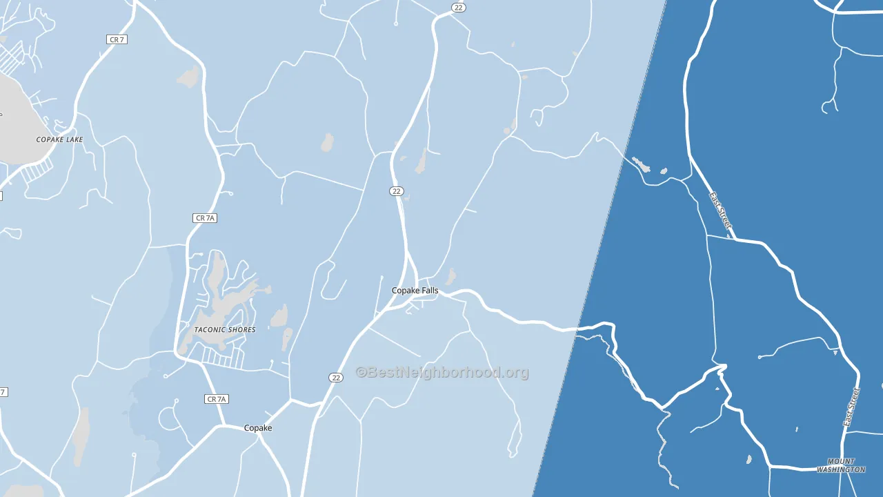 12517, NY block-group political-lean map
