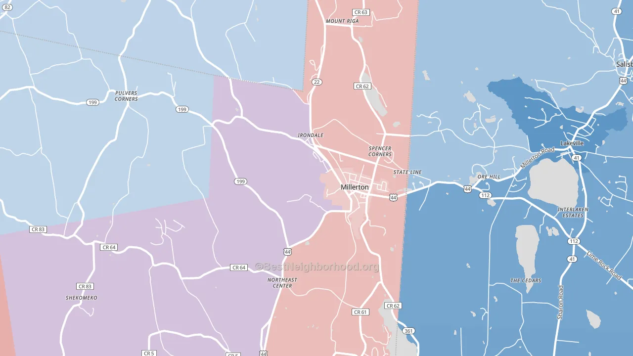 12546, NY block-group political-lean map