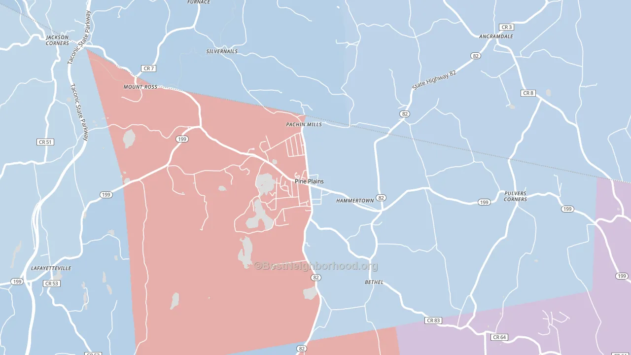 12567, NY block-group political-lean map