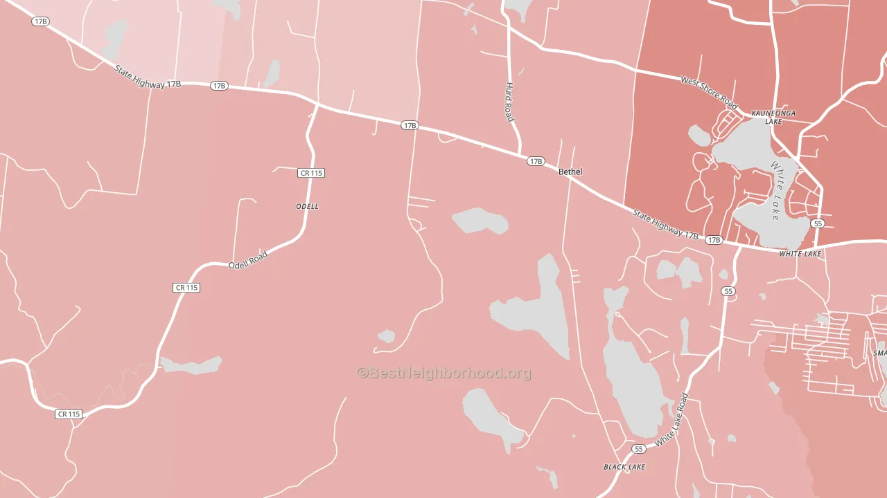12720, NY block-group political-lean map