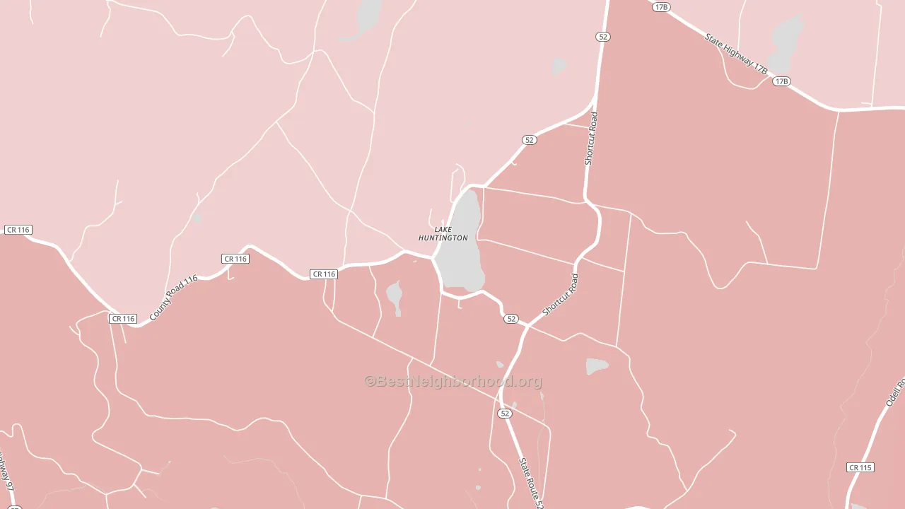 12752, NY block-group political-lean map
