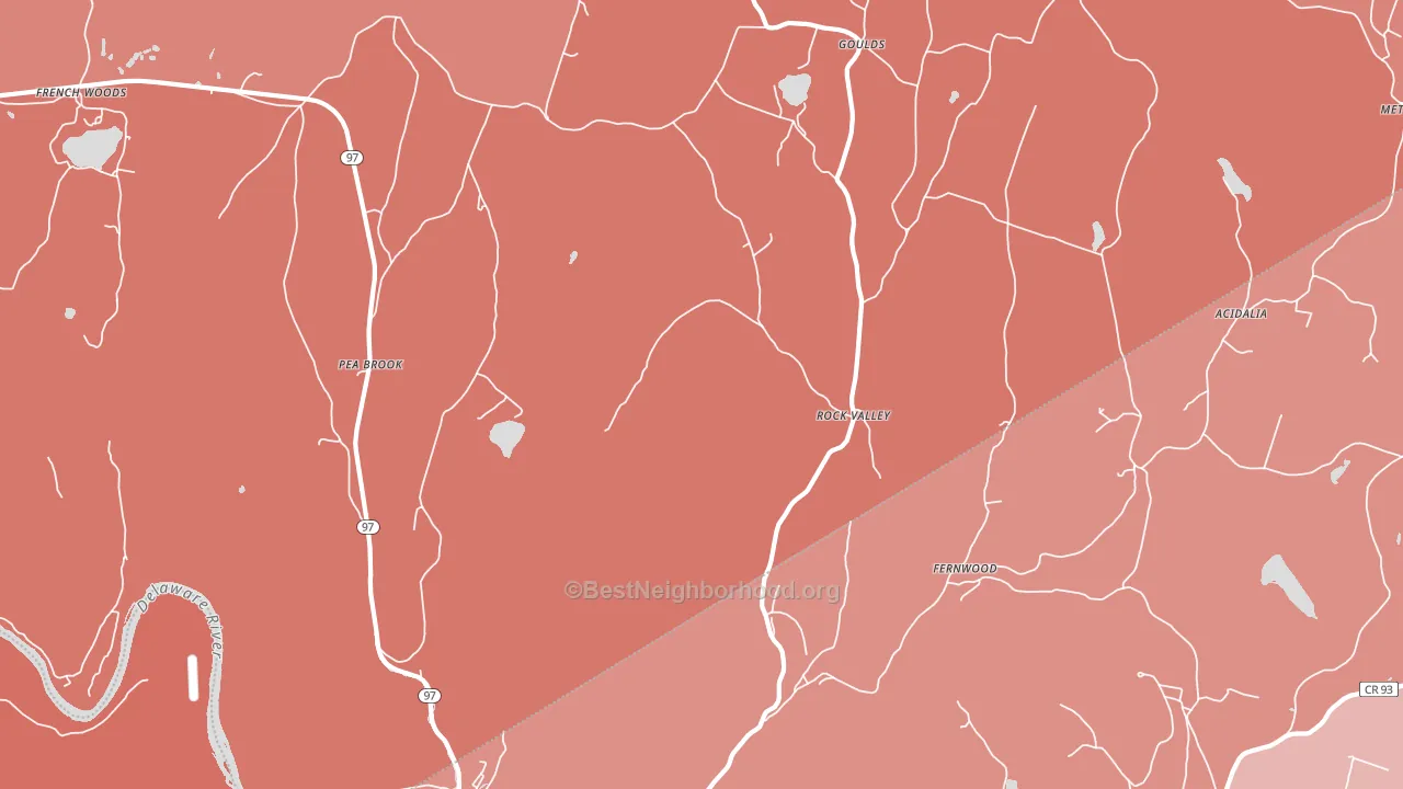 12760, NY block-group political-lean map