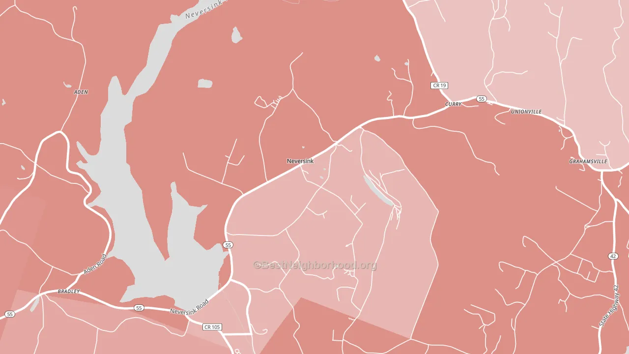 12765, NY block-group political-lean map