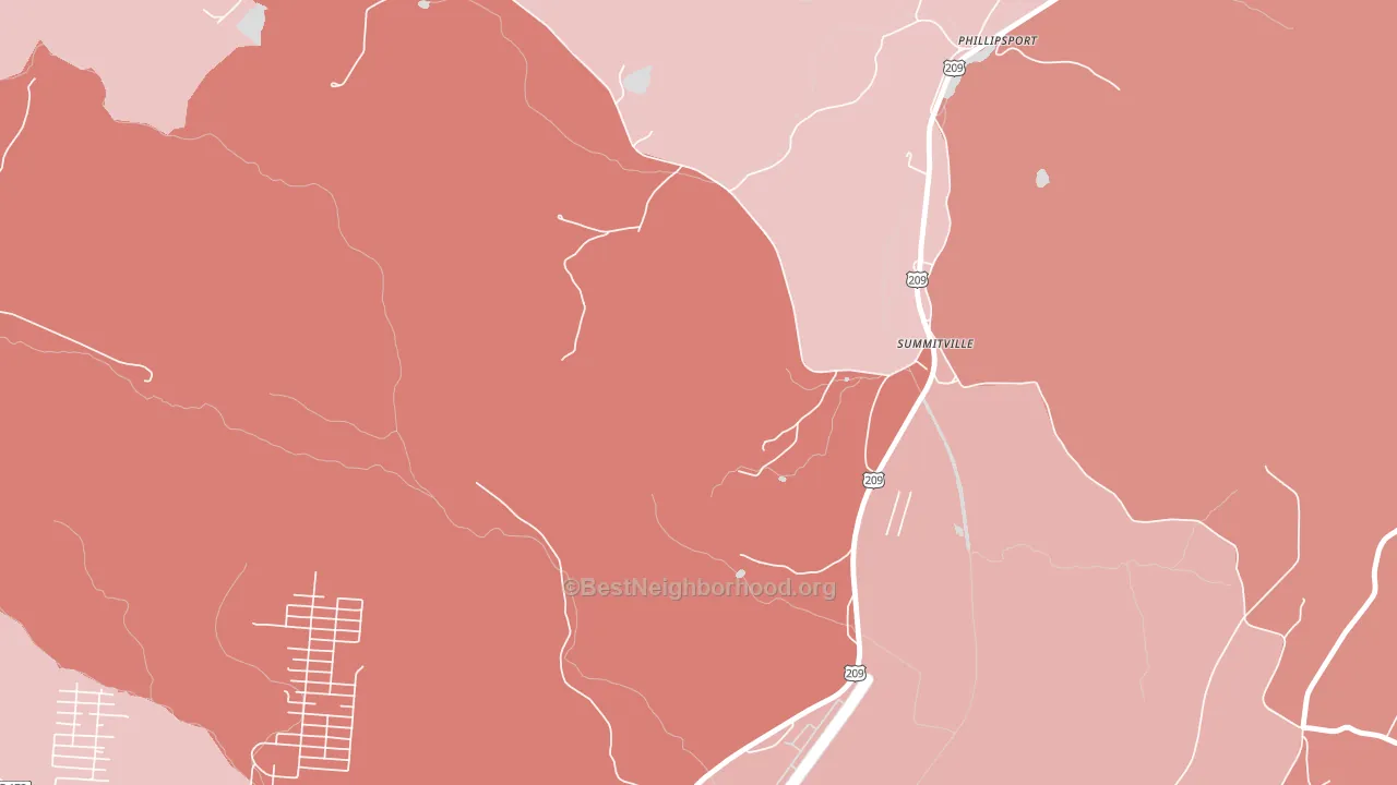 12781, NY block-group political-lean map