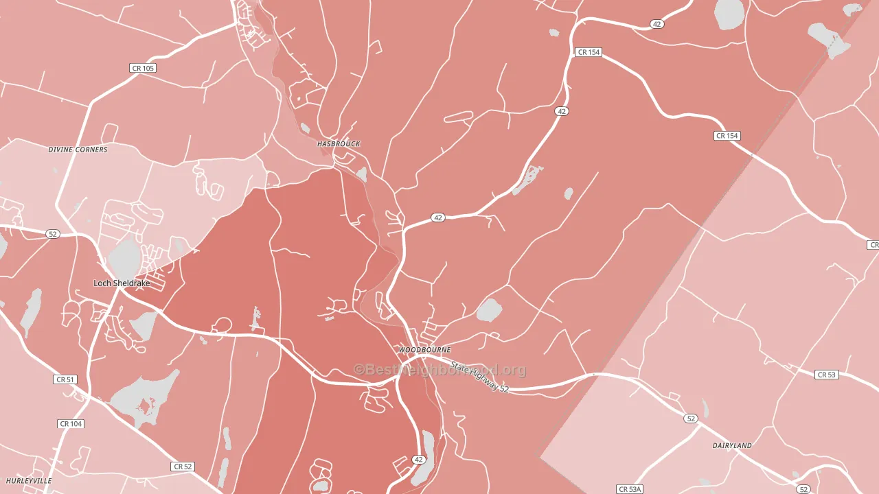 12788, NY block-group political-lean map