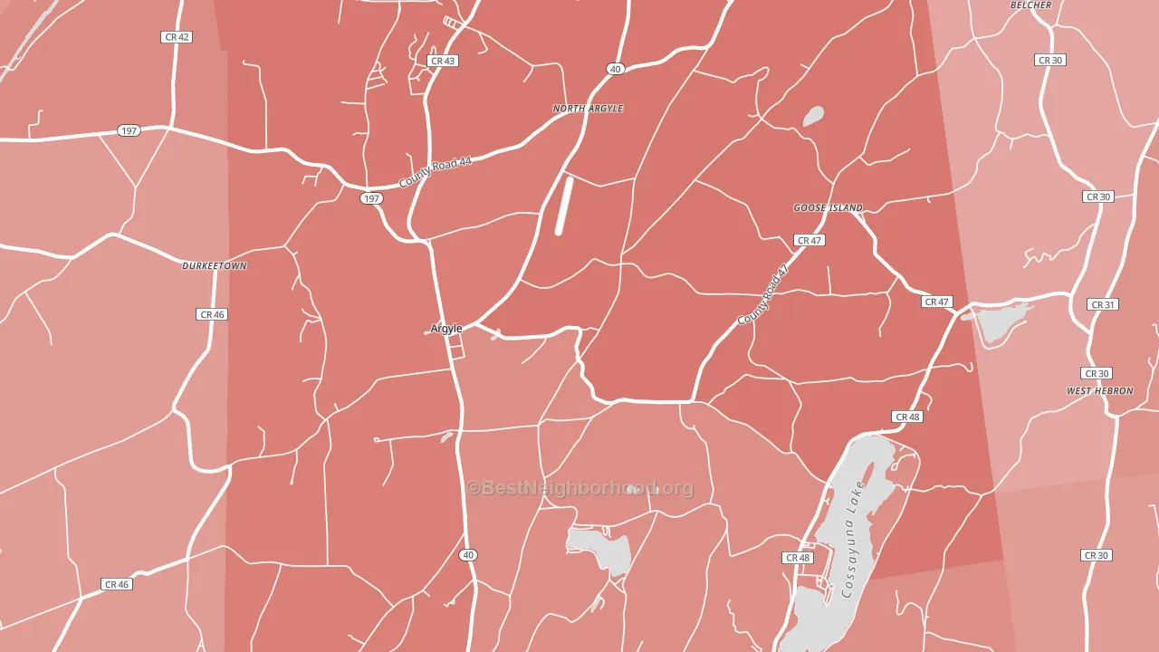 12809, NY block-group political-lean map