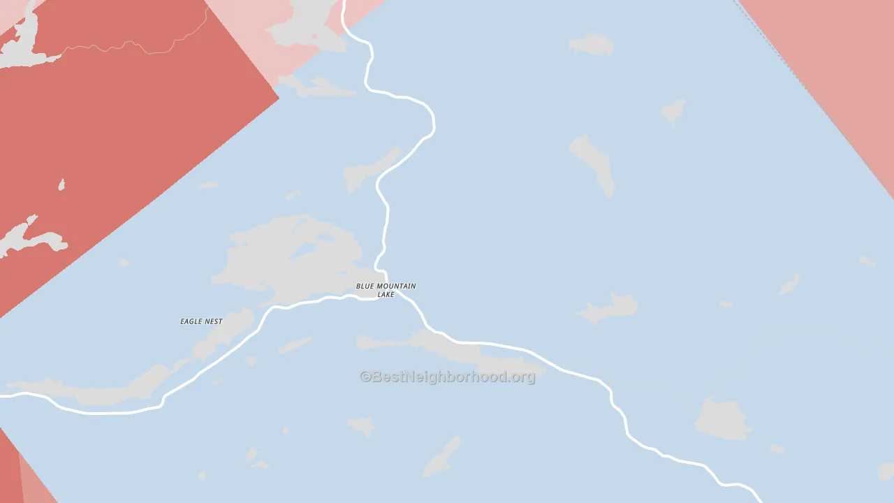 12812, NY block-group political-lean map