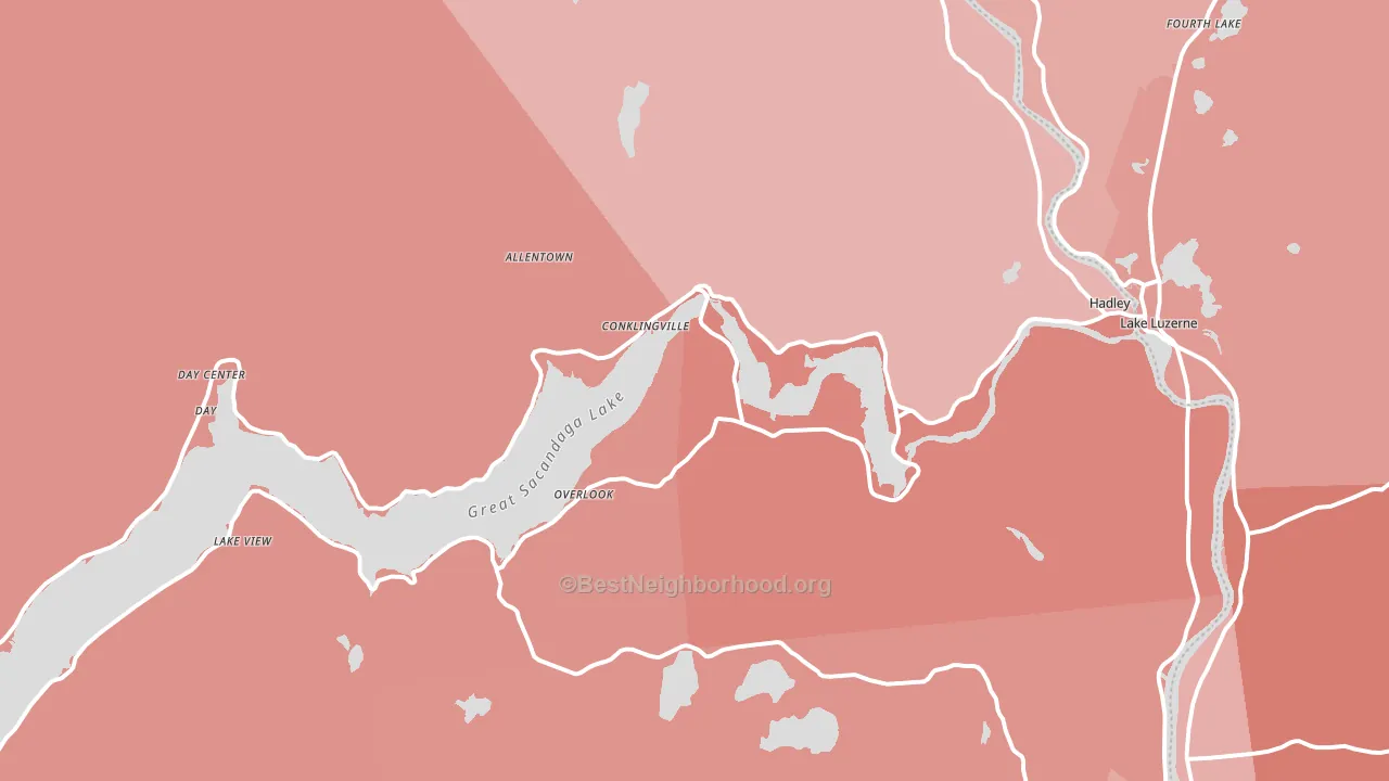 12835, NY block-group political-lean map