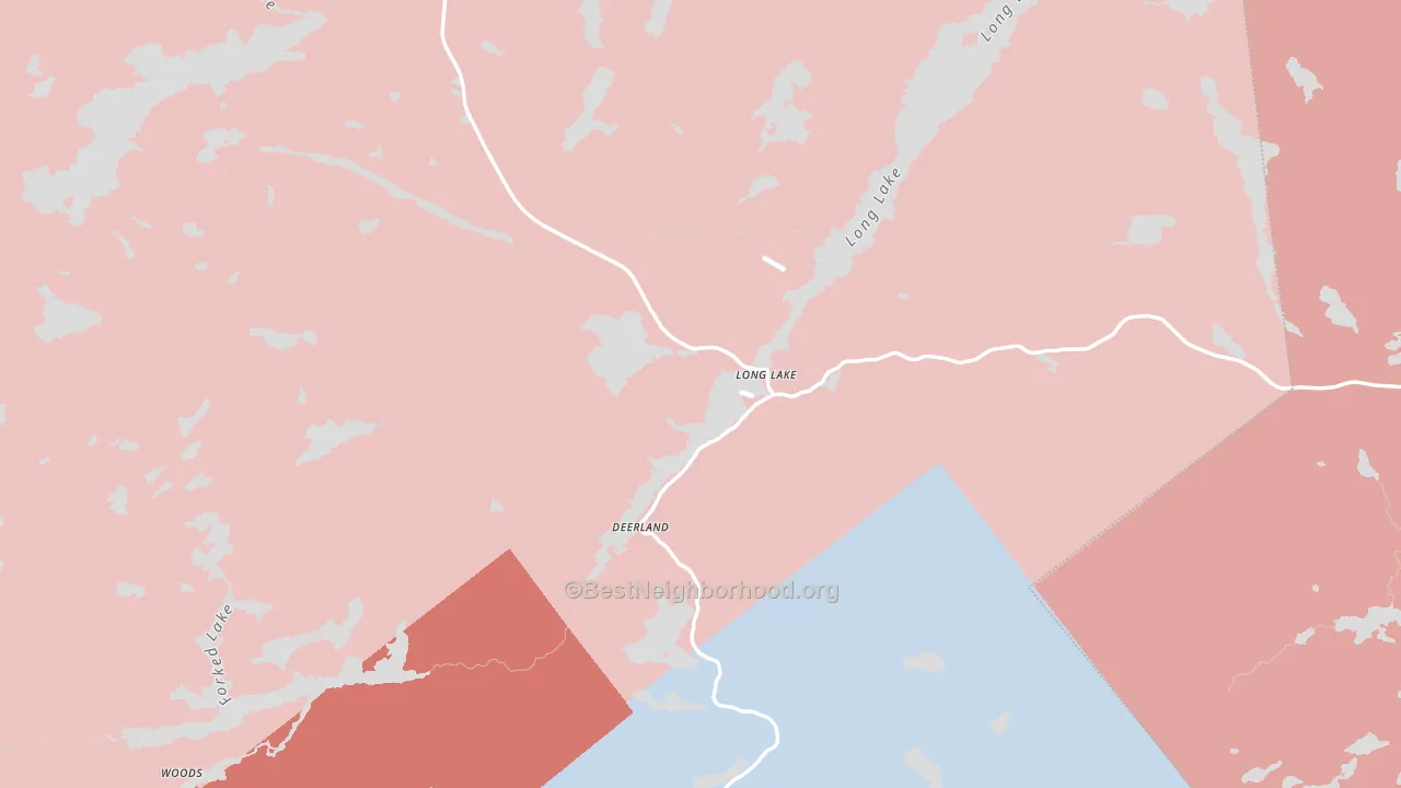 12847, NY block-group political-lean map