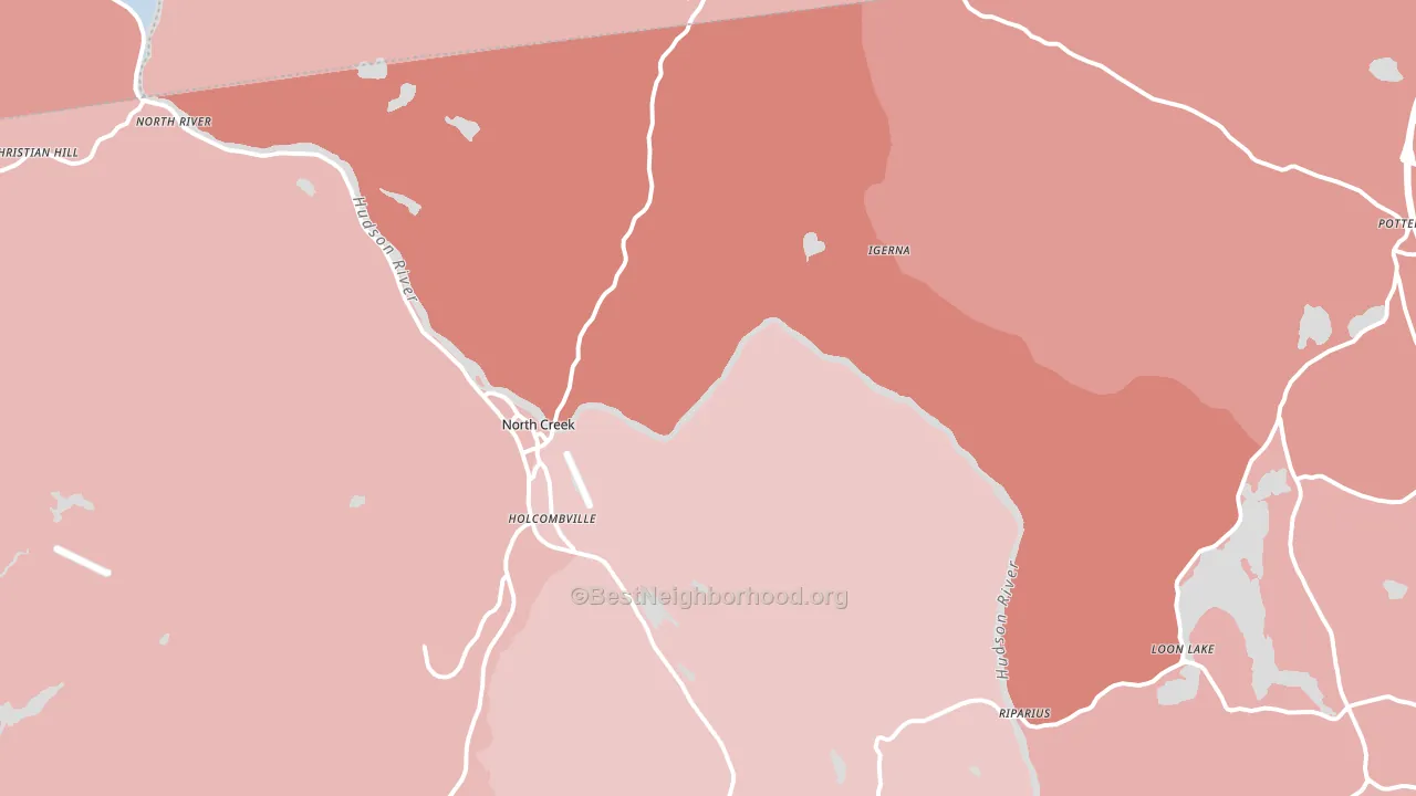 12853, NY block-group political-lean map
