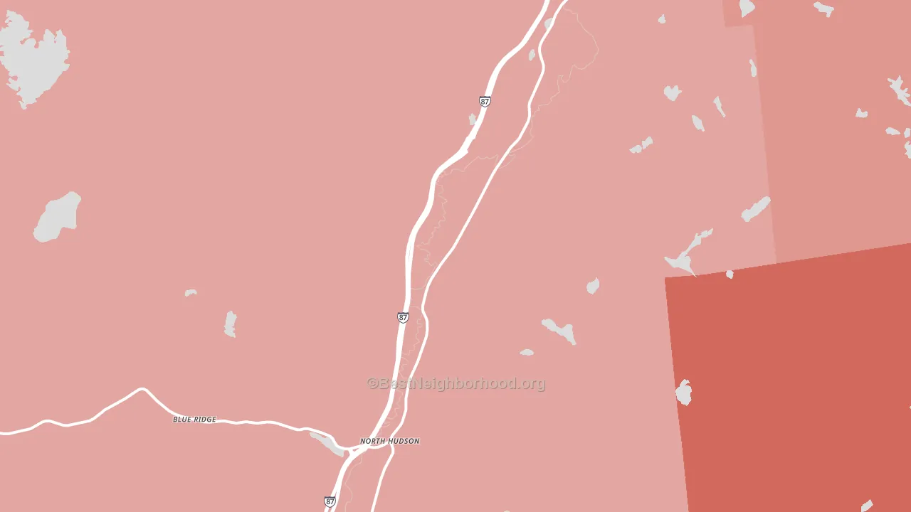 12855, NY block-group political-lean map