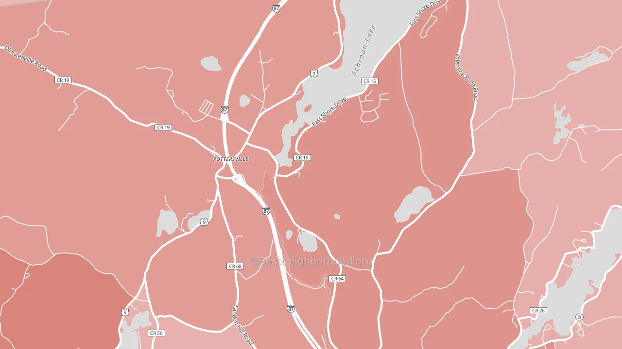12860, NY block-group political-lean map
