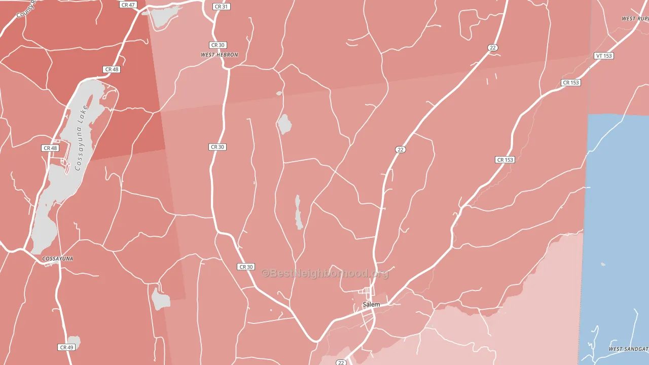12865, NY block-group political-lean map