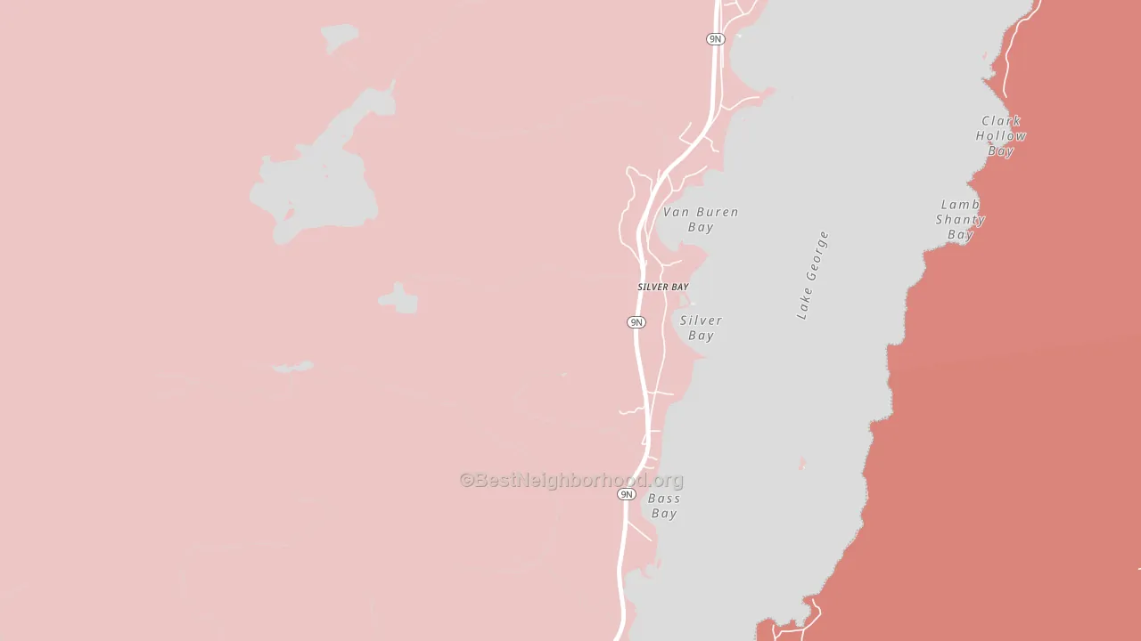 12874, NY block-group political-lean map