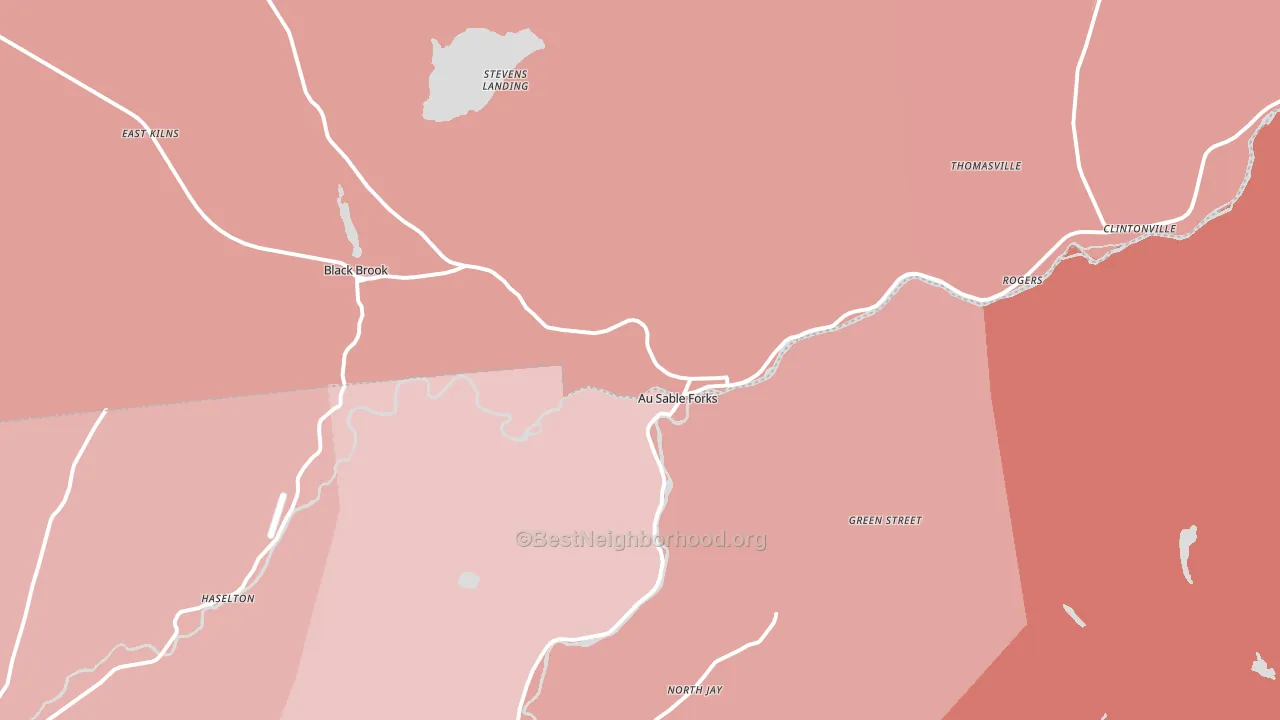 12912, NY block-group political-lean map