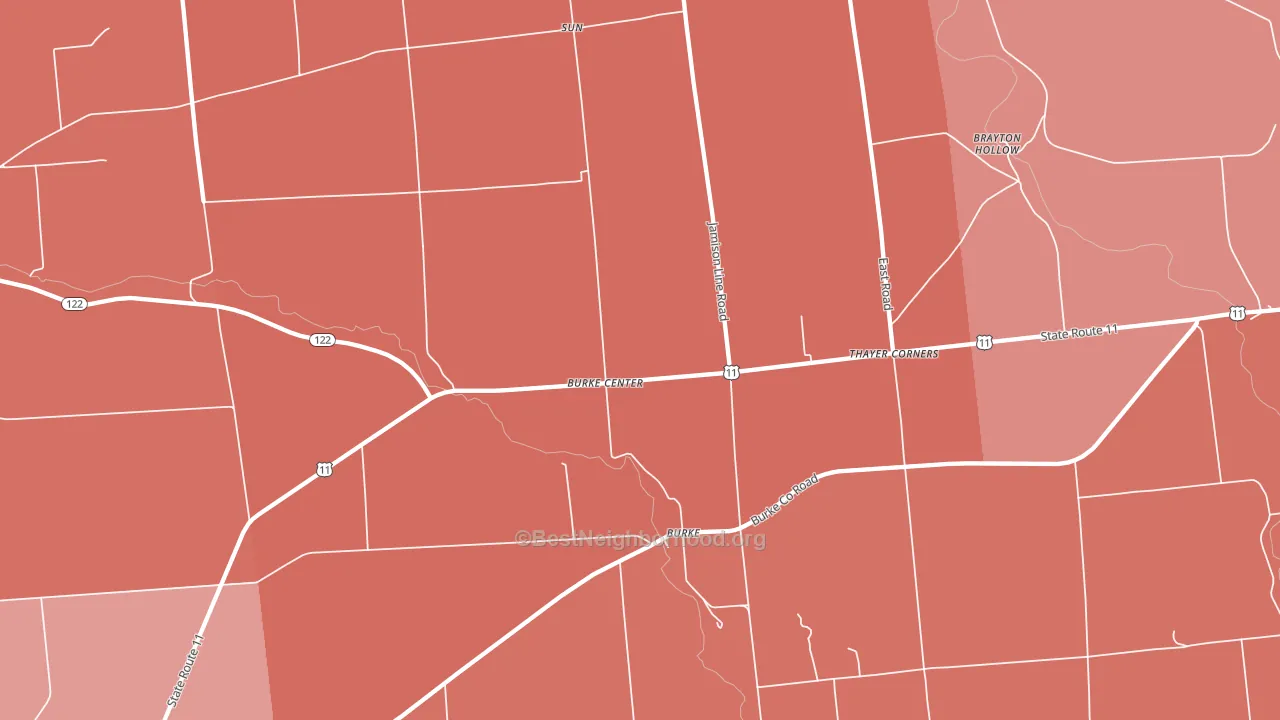 12917, NY block-group political-lean map