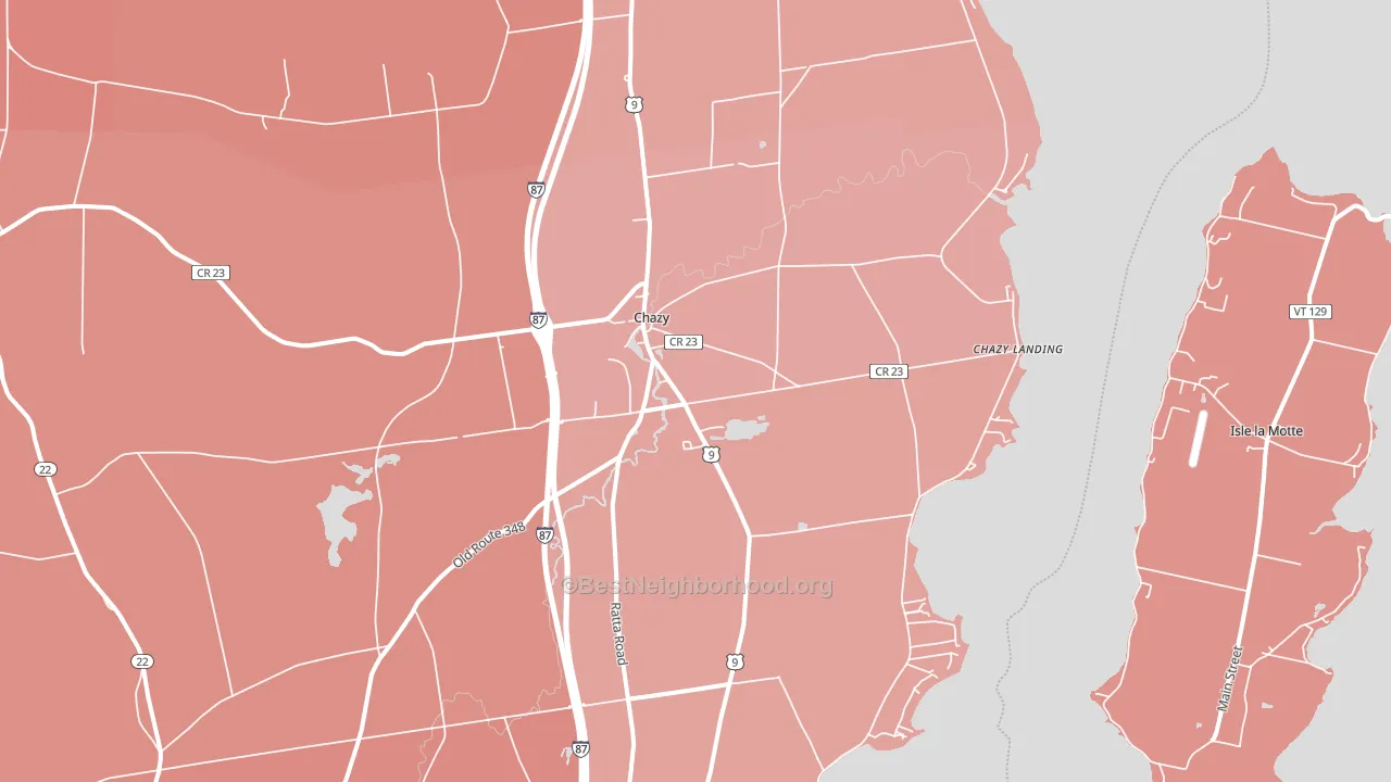 12921, NY block-group political-lean map