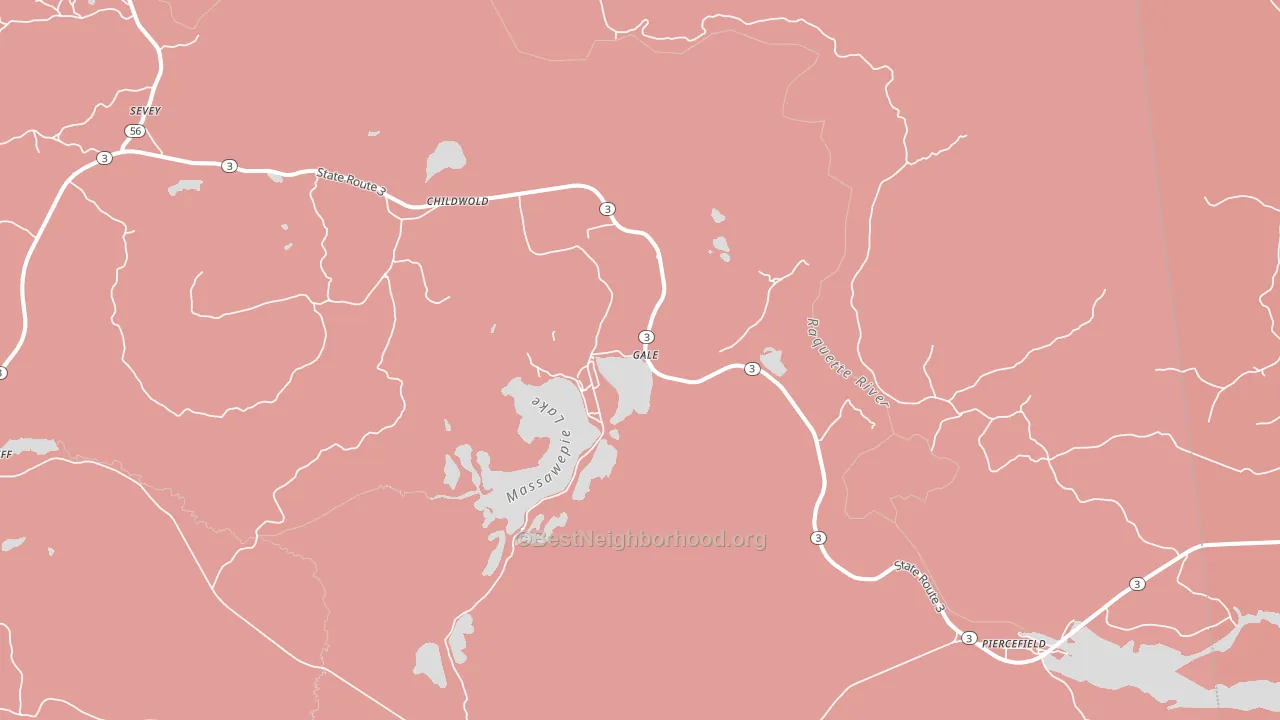 12922, NY block-group political-lean map