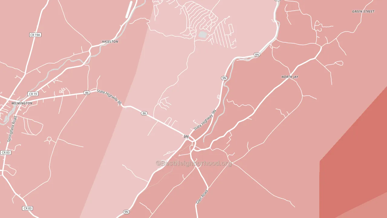 12941, NY block-group political-lean map
