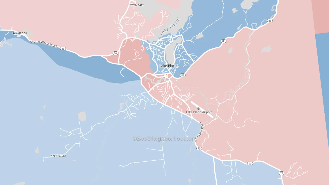 12946, NY block-group political-lean map