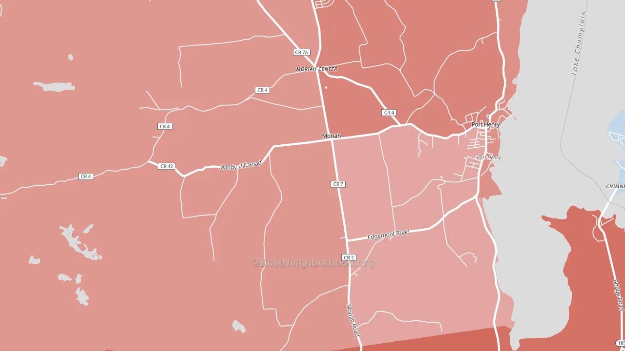 12960, NY block-group political-lean map