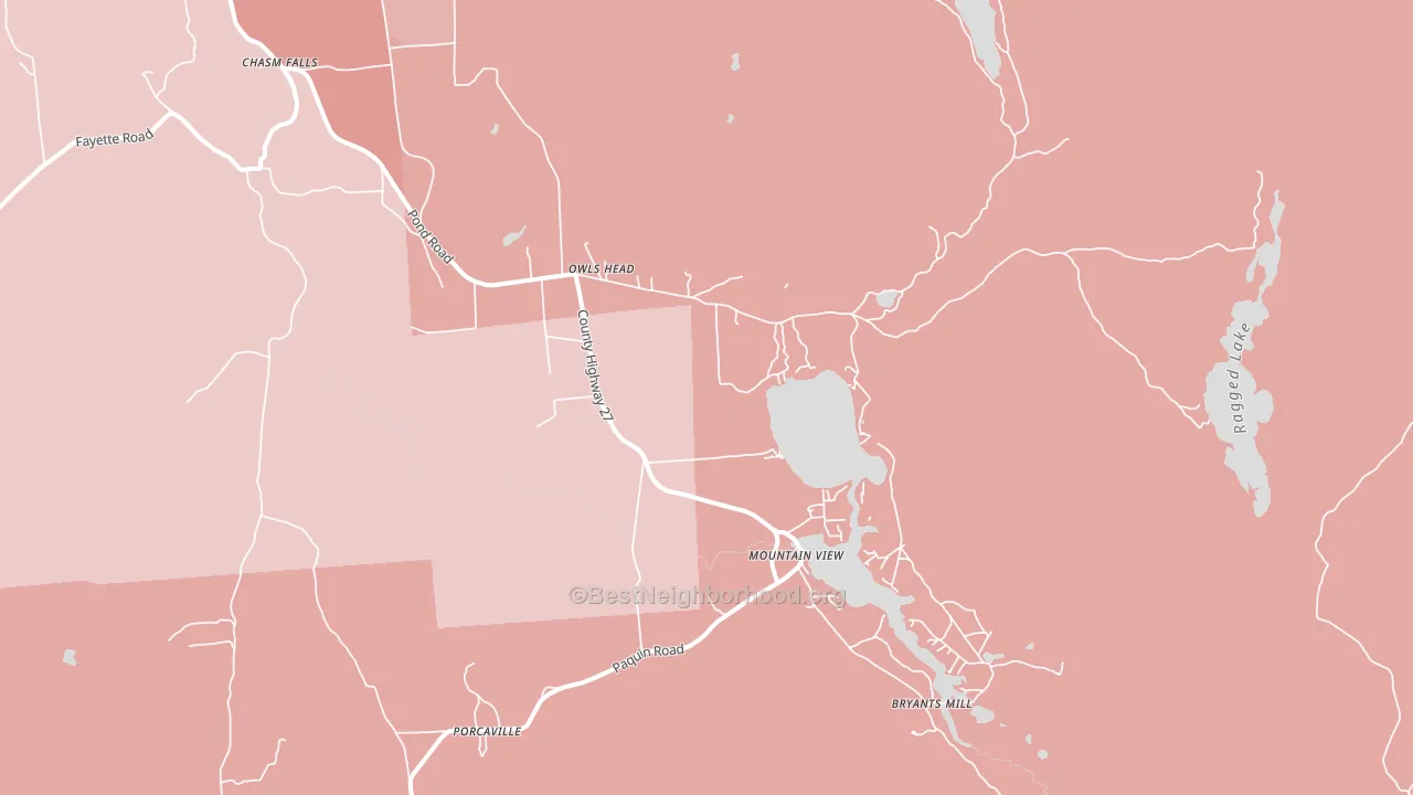 12969, NY block-group political-lean map