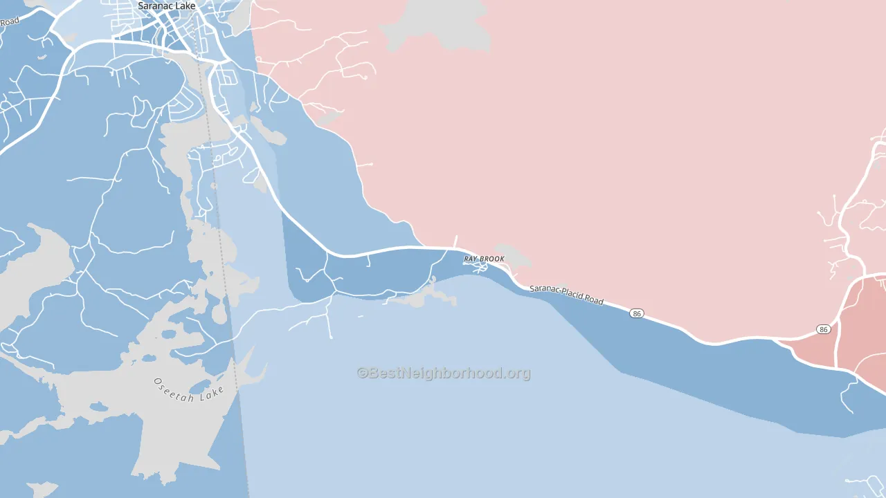 12977, NY block-group political-lean map