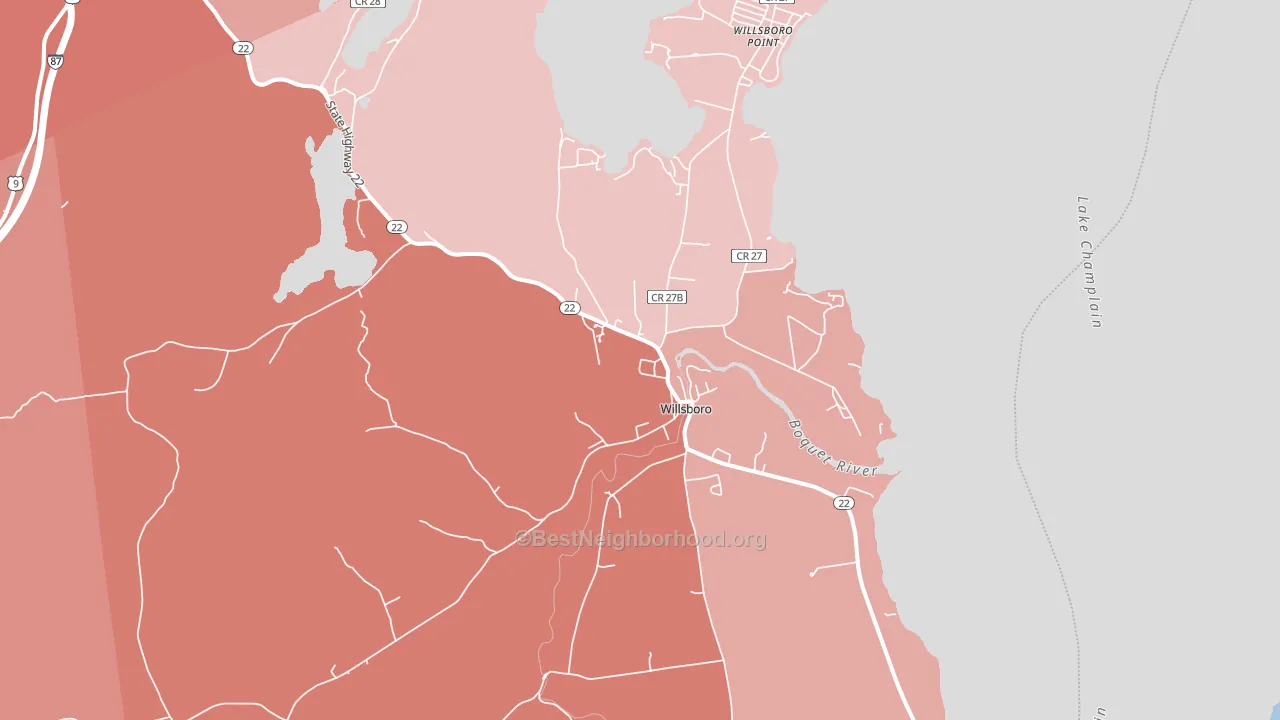 12996, NY block-group political-lean map
