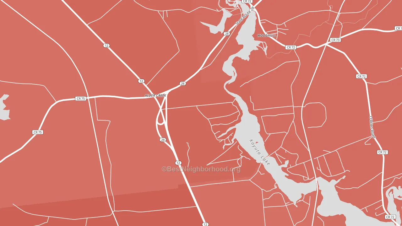 13301, NY block-group political-lean map
