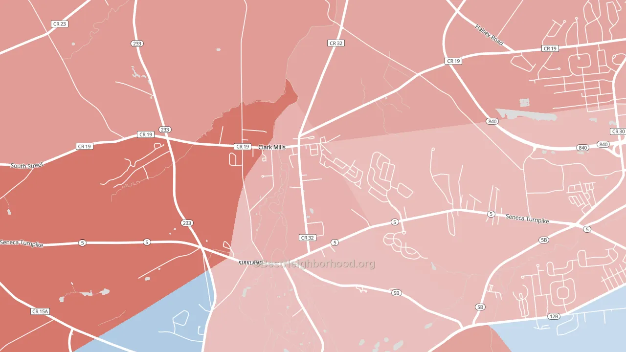 13321, NY block-group political-lean map