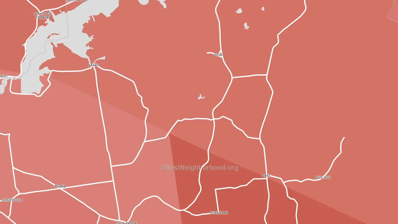 13324, NY block-group political-lean map