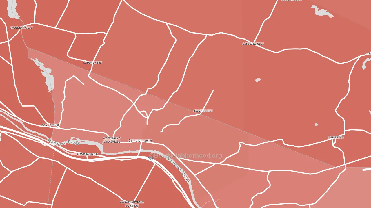 13452, NY block-group political-lean map