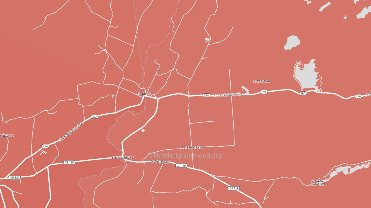 13470, NY block-group political-lean map