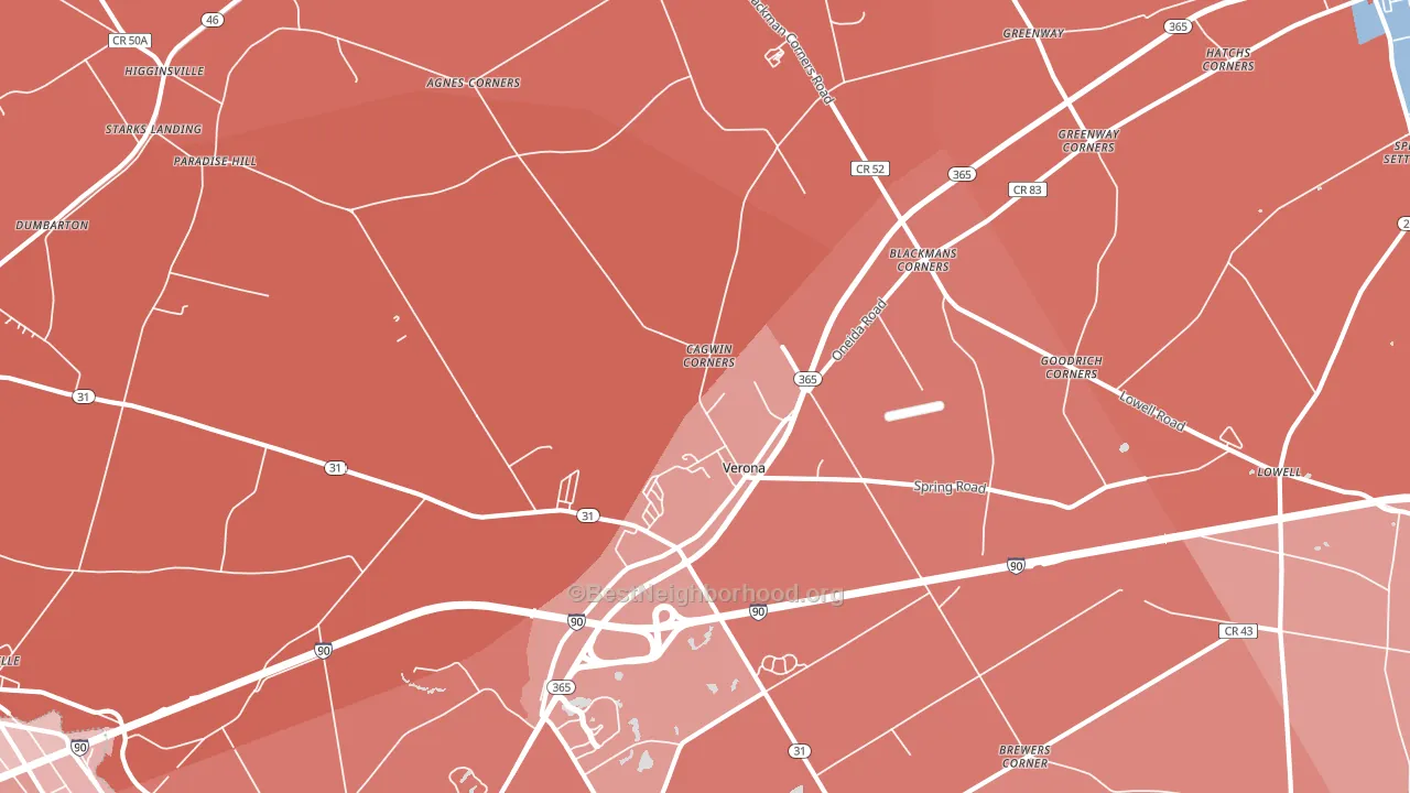 13478, NY block-group political-lean map